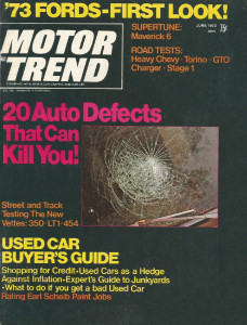 MOTOR TREND 1972 JUNE - CORVETTES, ALFA 1750 & 2000*
